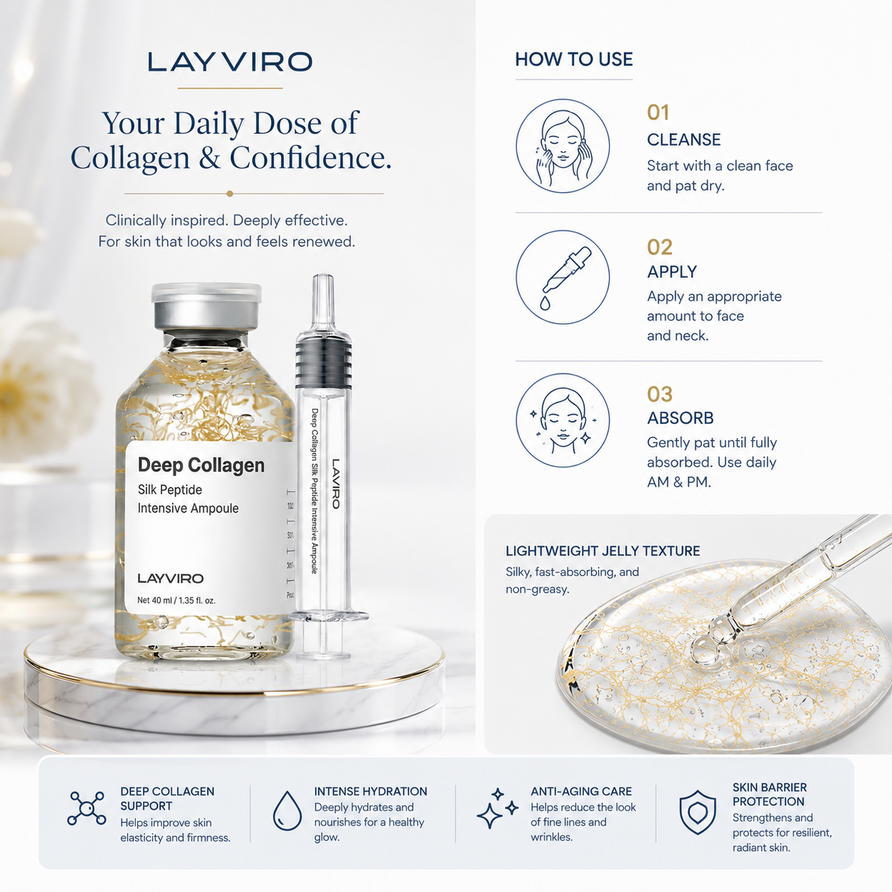 Layviro™ Silk Peptide Intensive Ampoule