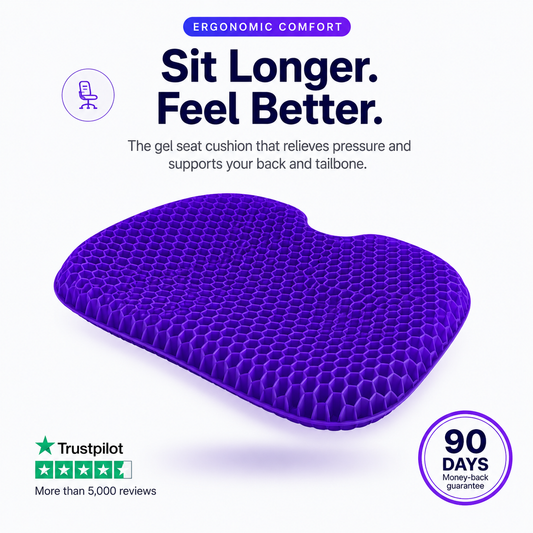 LAYVIRO™ Gel Seat Cushion