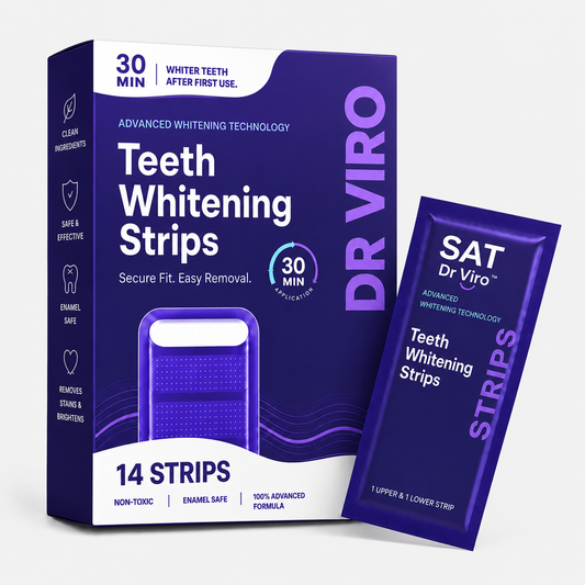 Purple Teeth Whitening Strips