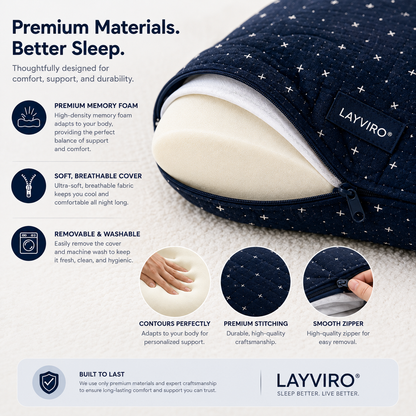 LAYVIRO™ Alignment Pillow
