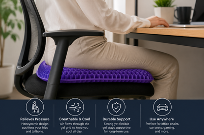 LAYVIRO™ Gel Seat Cushion
