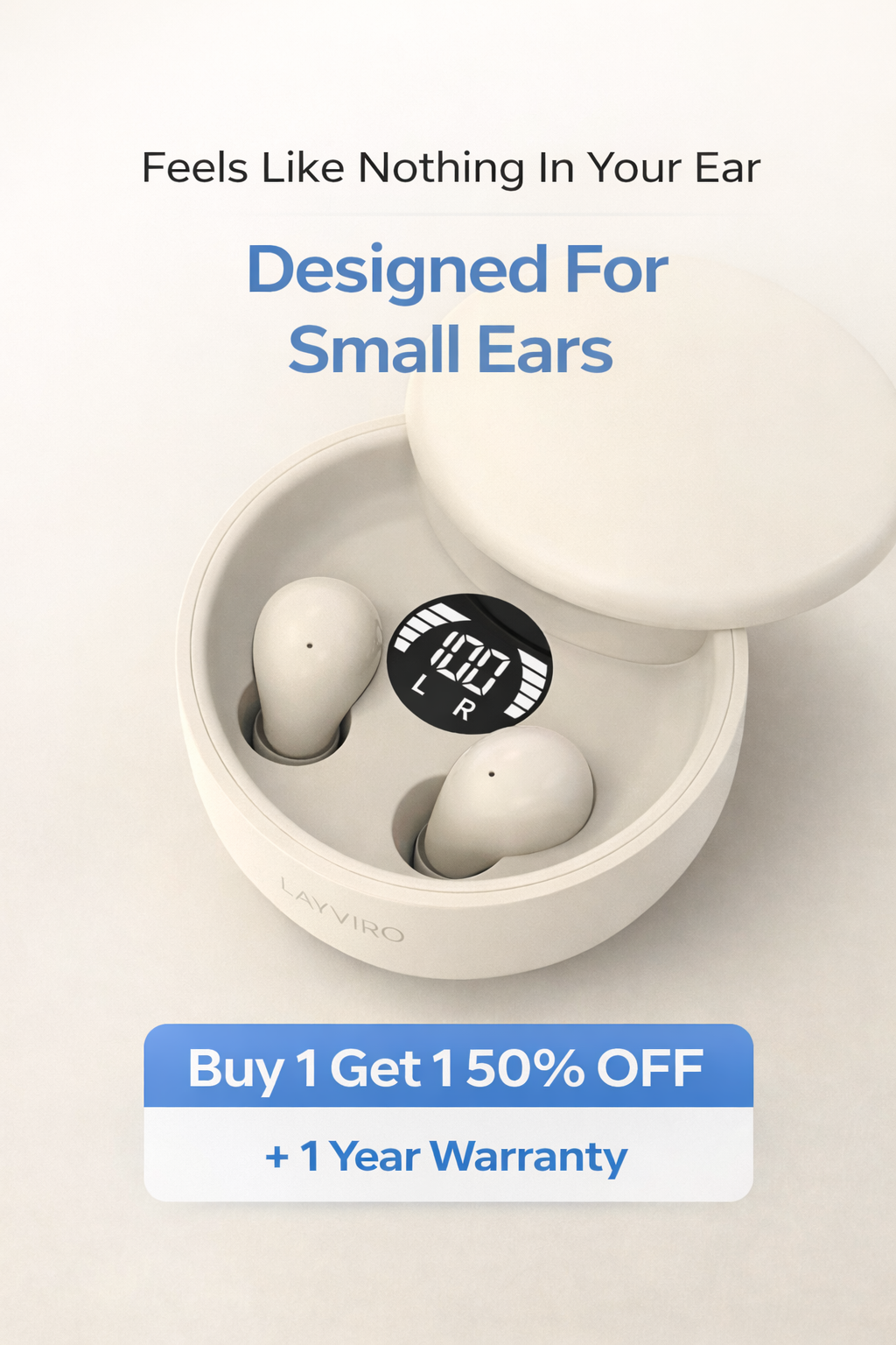 LAYVIRO™ Earbuds That Don’t Hurt — Even After Hours